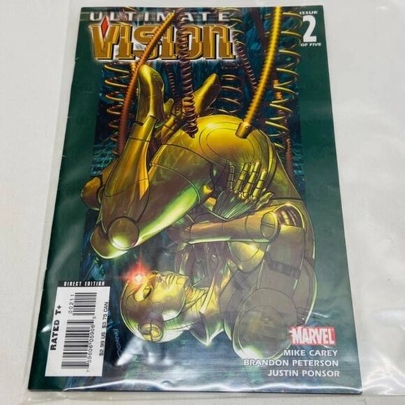 Ultimate Vision #2 of 5 Comic Book Marvel Comics - Picture 1 of 7